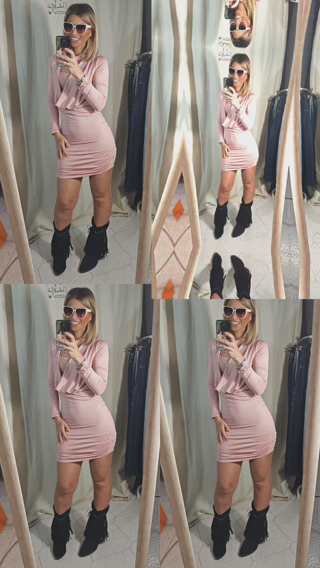 Vestito rosa