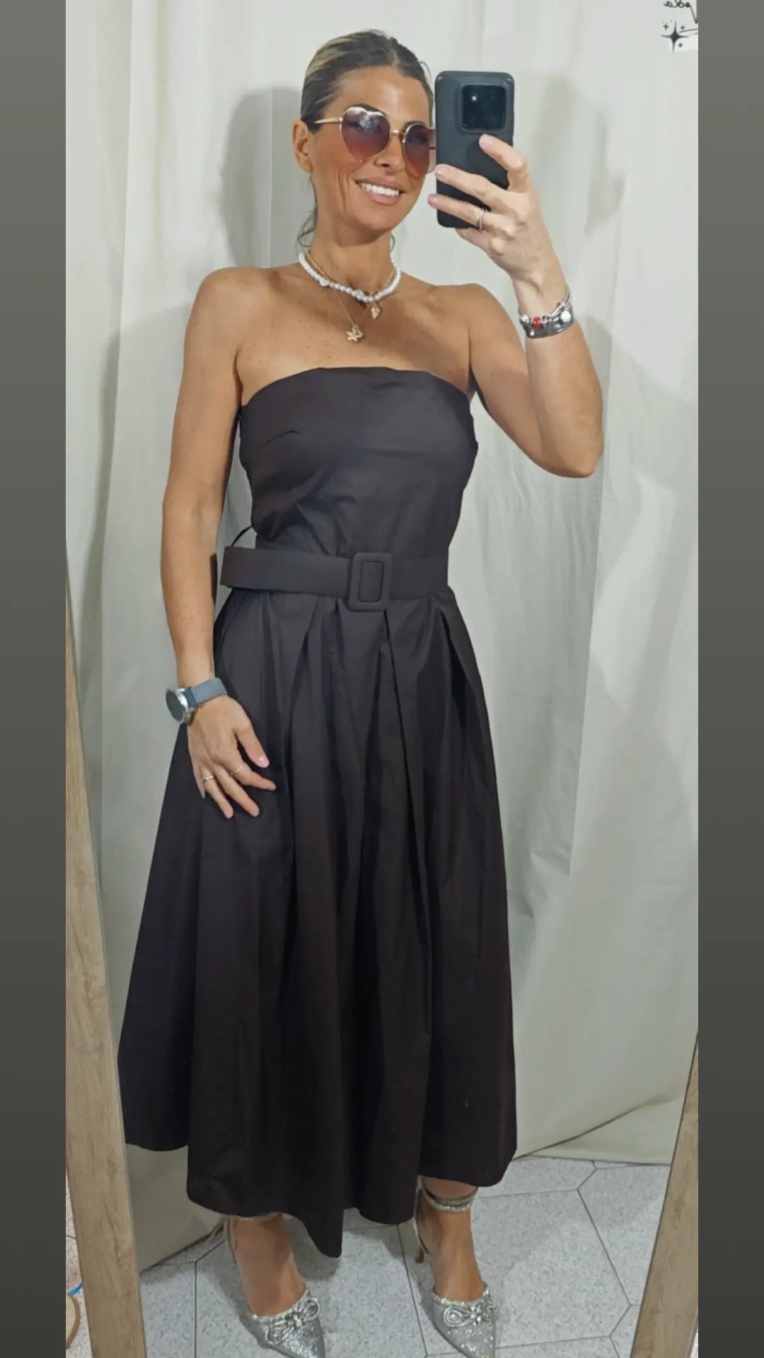 Vestito cotone con coppa