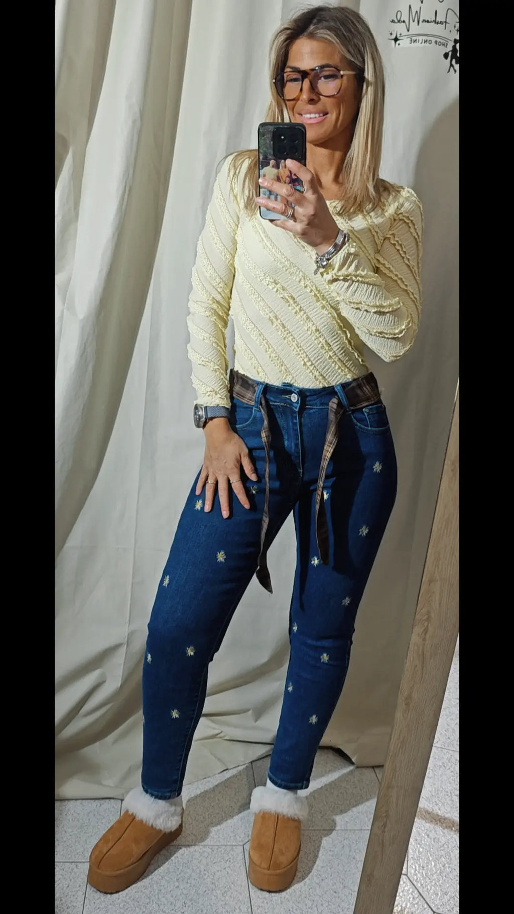 Jeans slim margherite