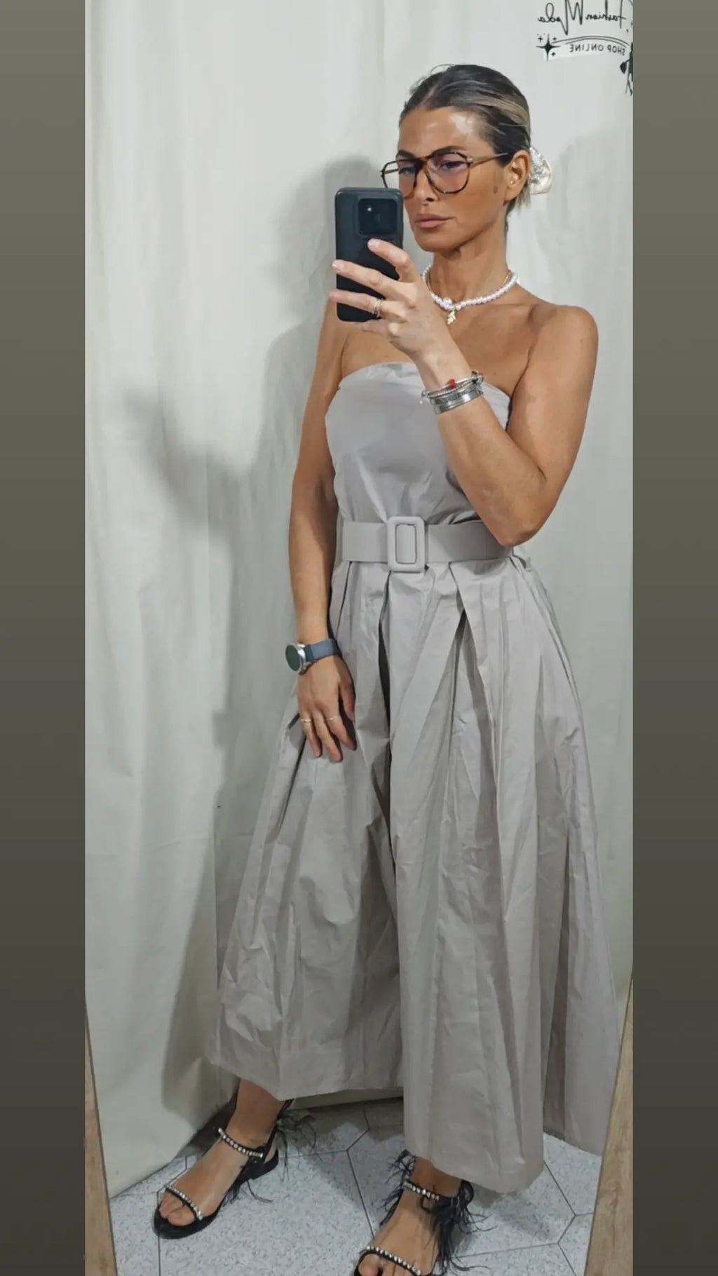 Vestito cotone con coppa