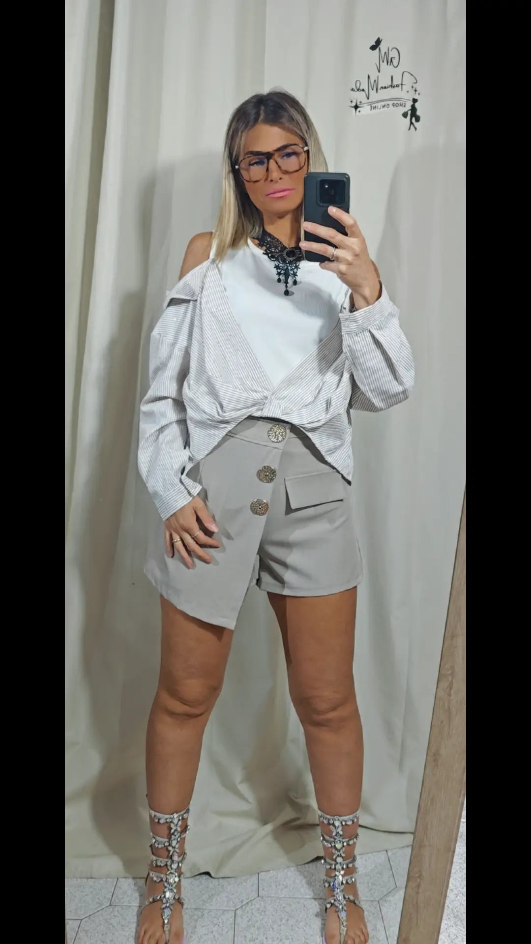 Camicia con canotta