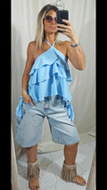 Canotta con rusches G.M.fashion.moda