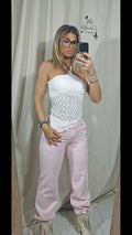 Pantalone strass