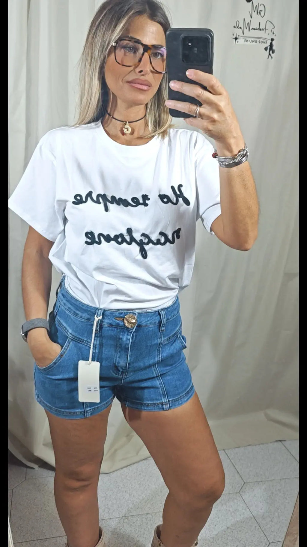 Maglia con scritta