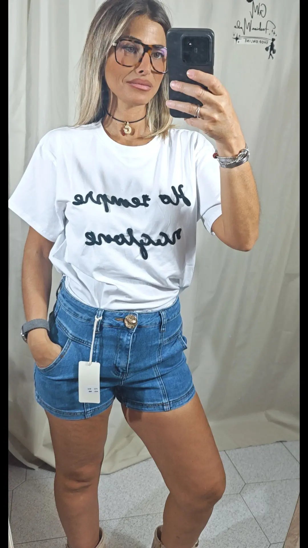 Maglia con scritta