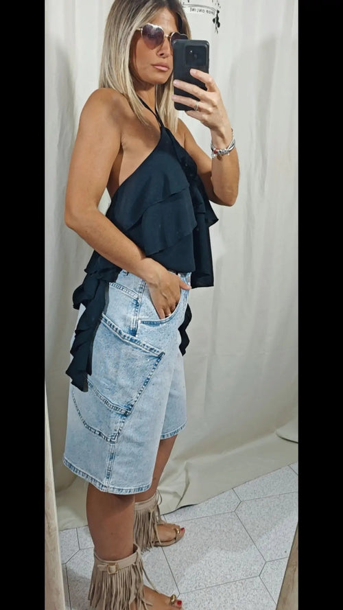 Bermuda strass G.M.fashion.moda