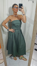 Vestito cotone con coppa