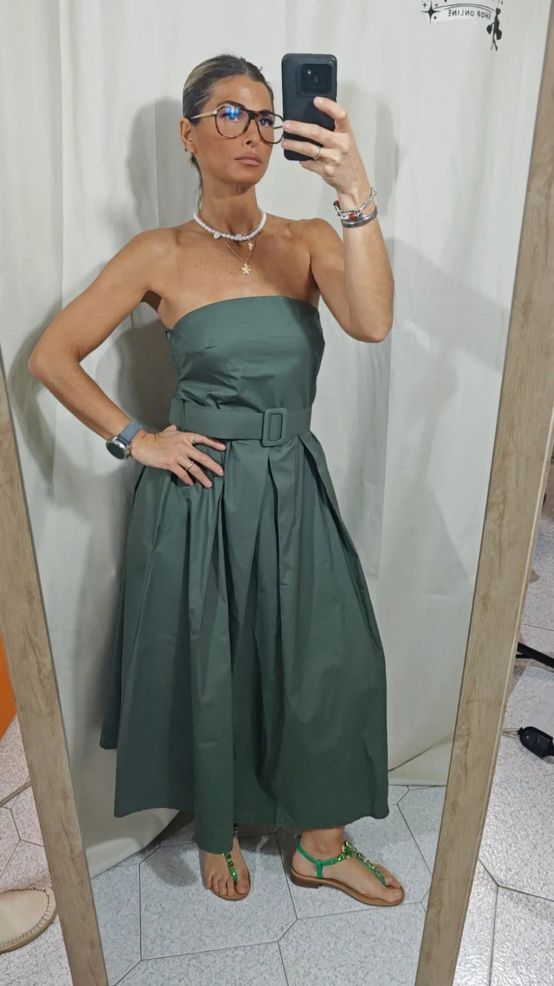 Vestito cotone con coppa G.M.fashion.moda