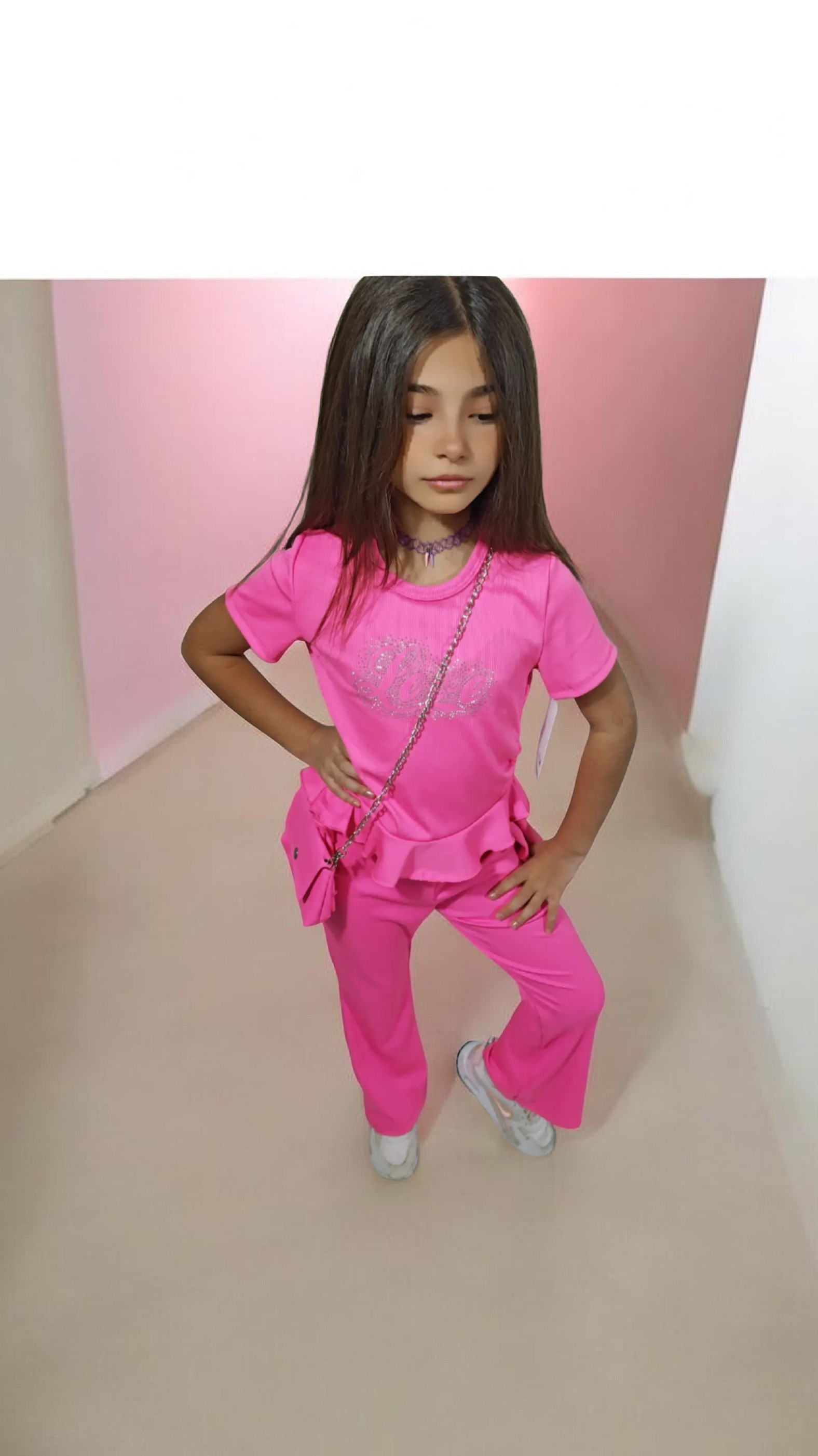 ABBIGLIAMENTO BAMBINA 4/14 Completo con borsetta