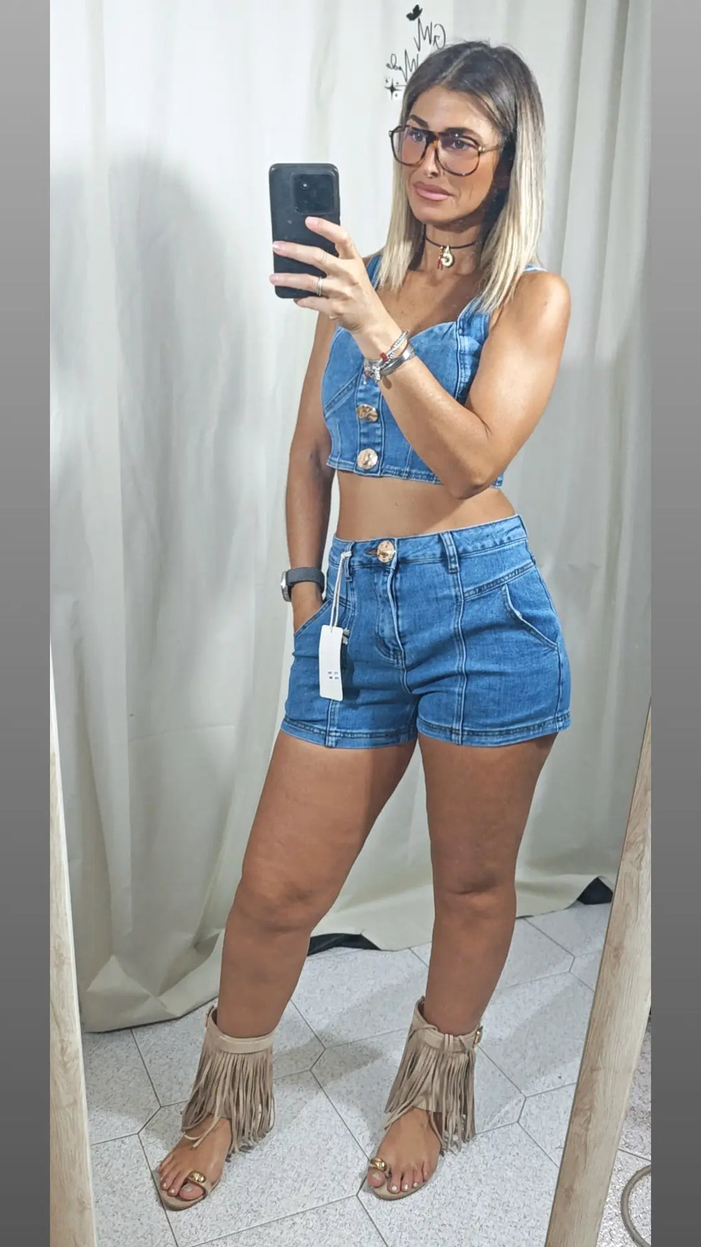 Completo jeans
