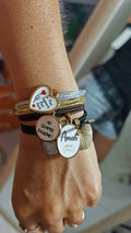 Collana con ciondolo scritta G.M.fashion.moda