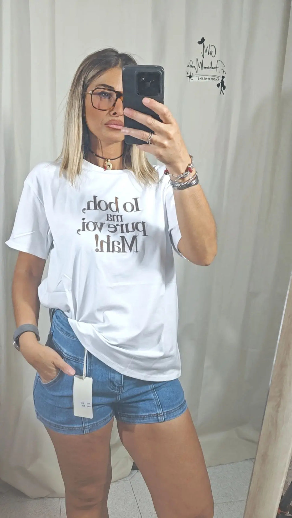 Maglia con scritta