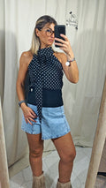Canotta pois G.M.fashion.moda