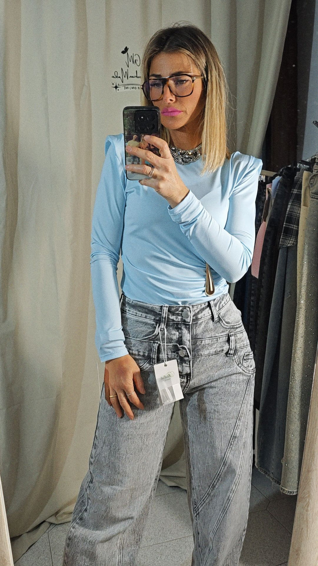 Maglia con spalline