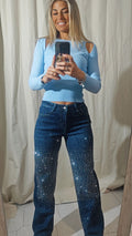 Jeans strass