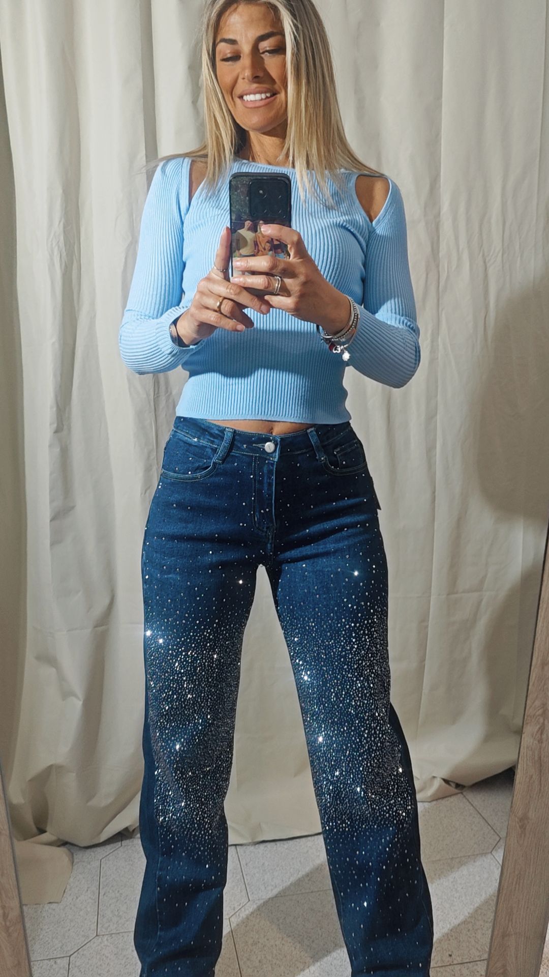 Jeans strass