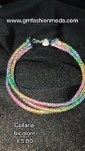 Collana bicolore