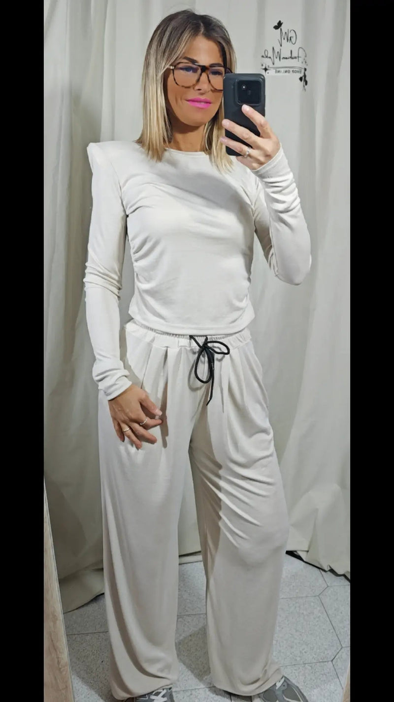 Completo costina manica guanto G.M.fashion.moda