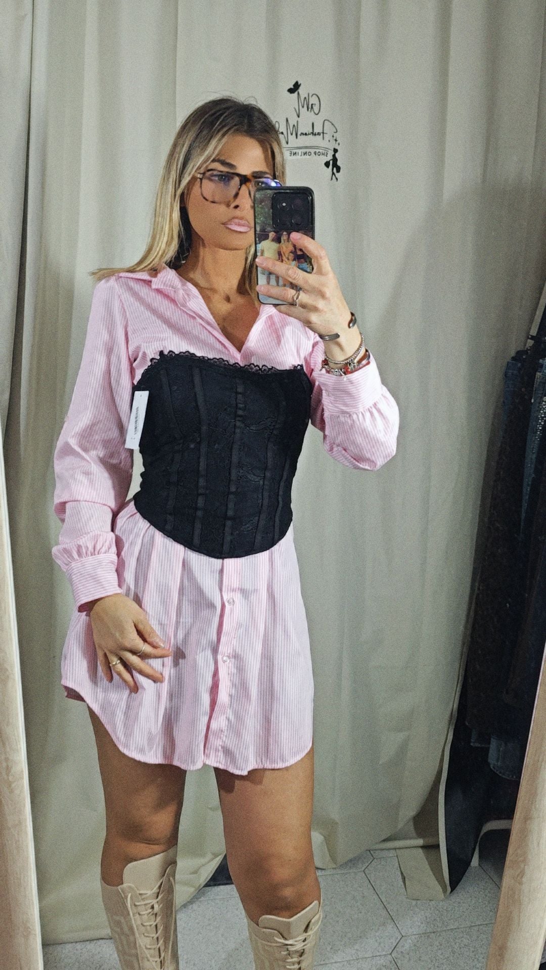 Camicione righe e semplice
