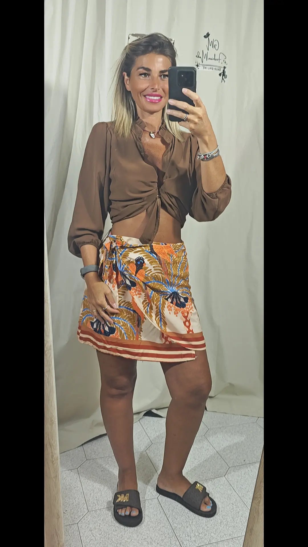 Camicia  marrone