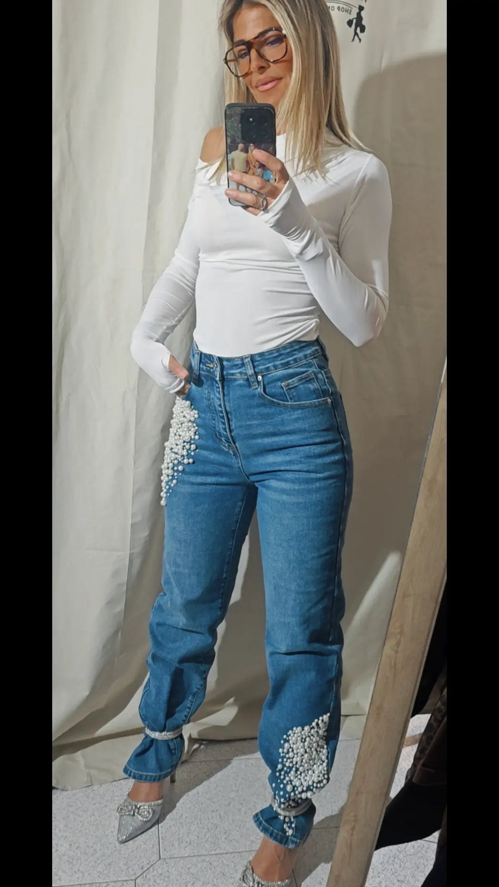 Jeans perline