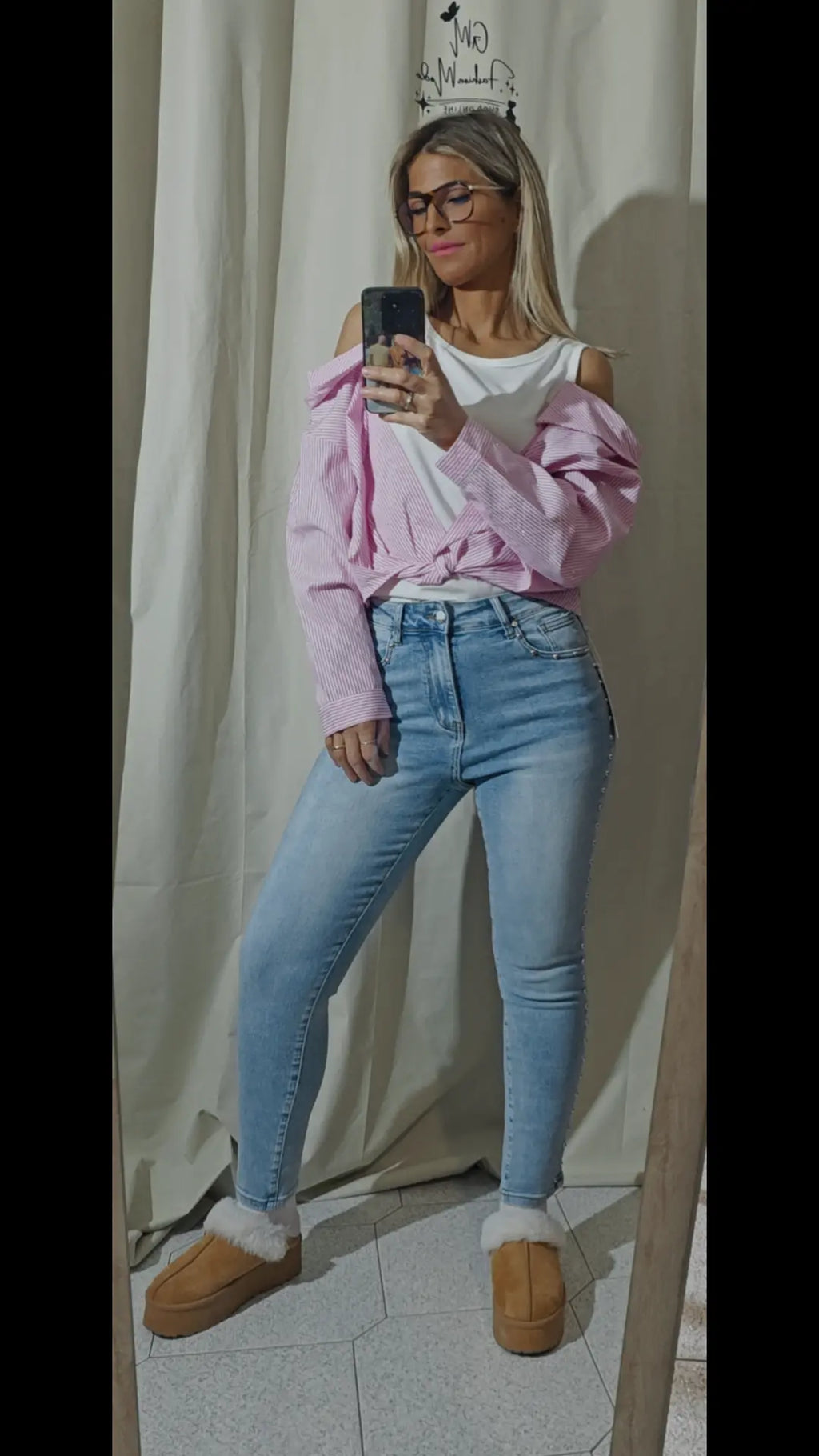 Camicia con canotta