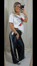 Pantalone bande colorate