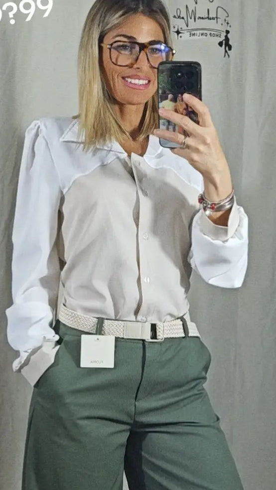 Camicia doppio colore