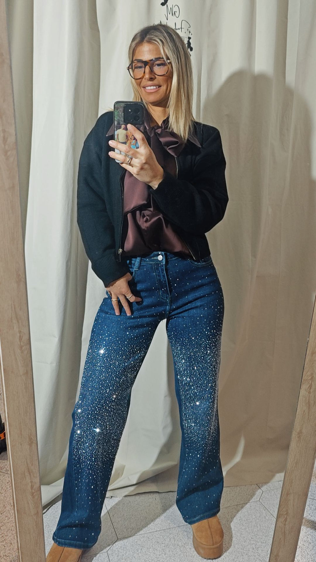 Jeans strass