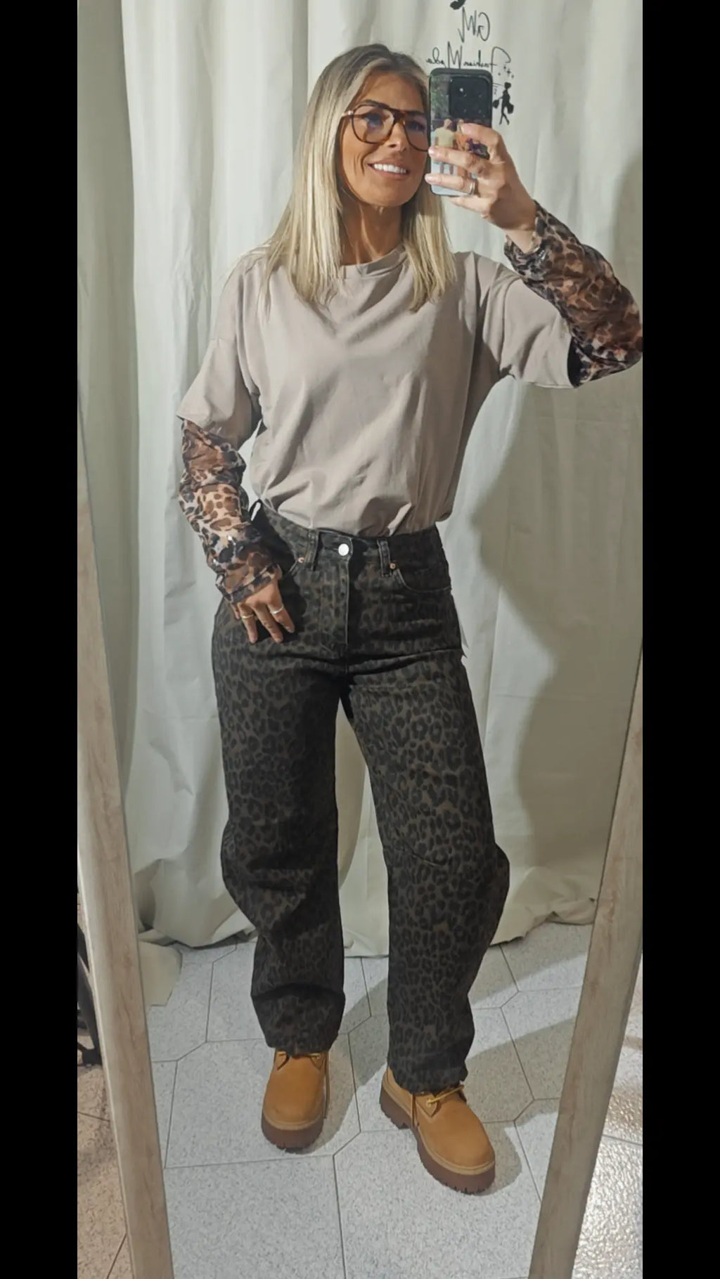 Pantalone animalier