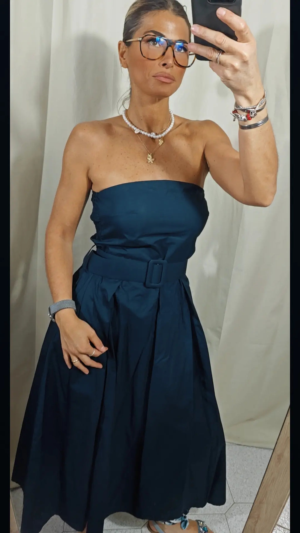 Vestito cotone con coppa
