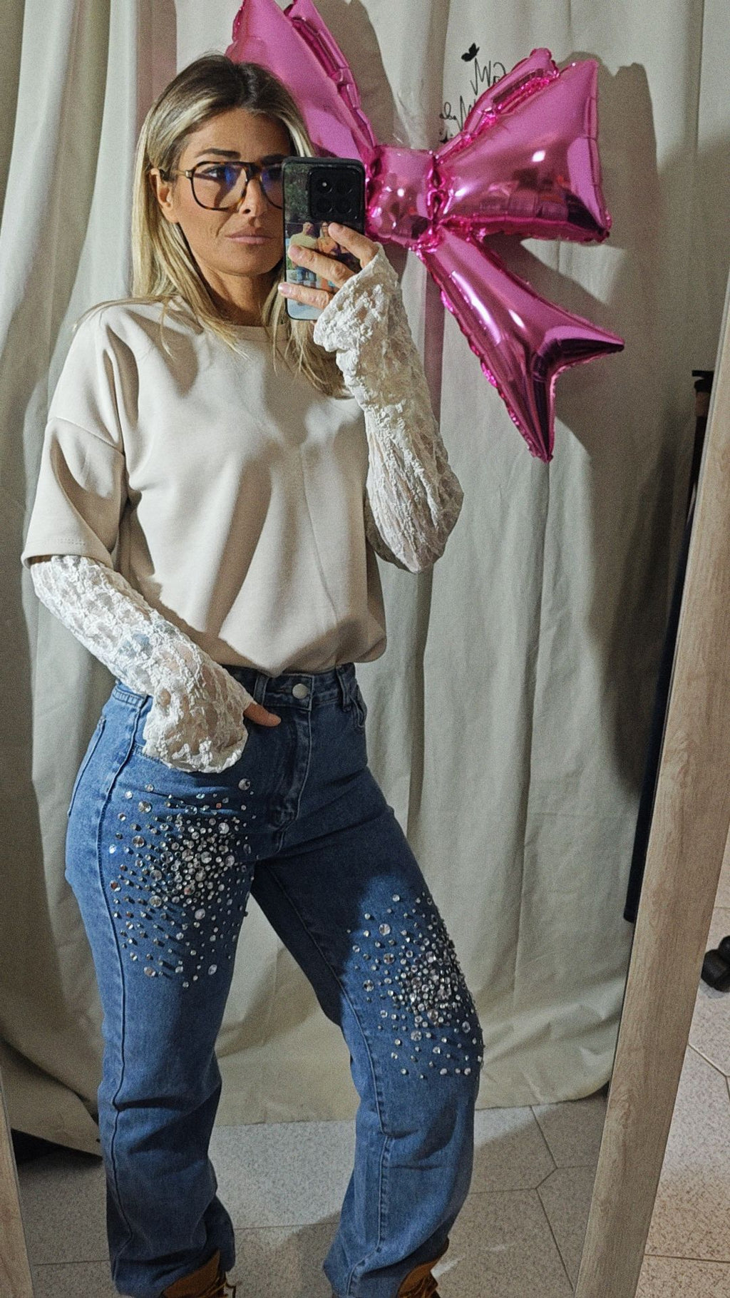 Jeans strass