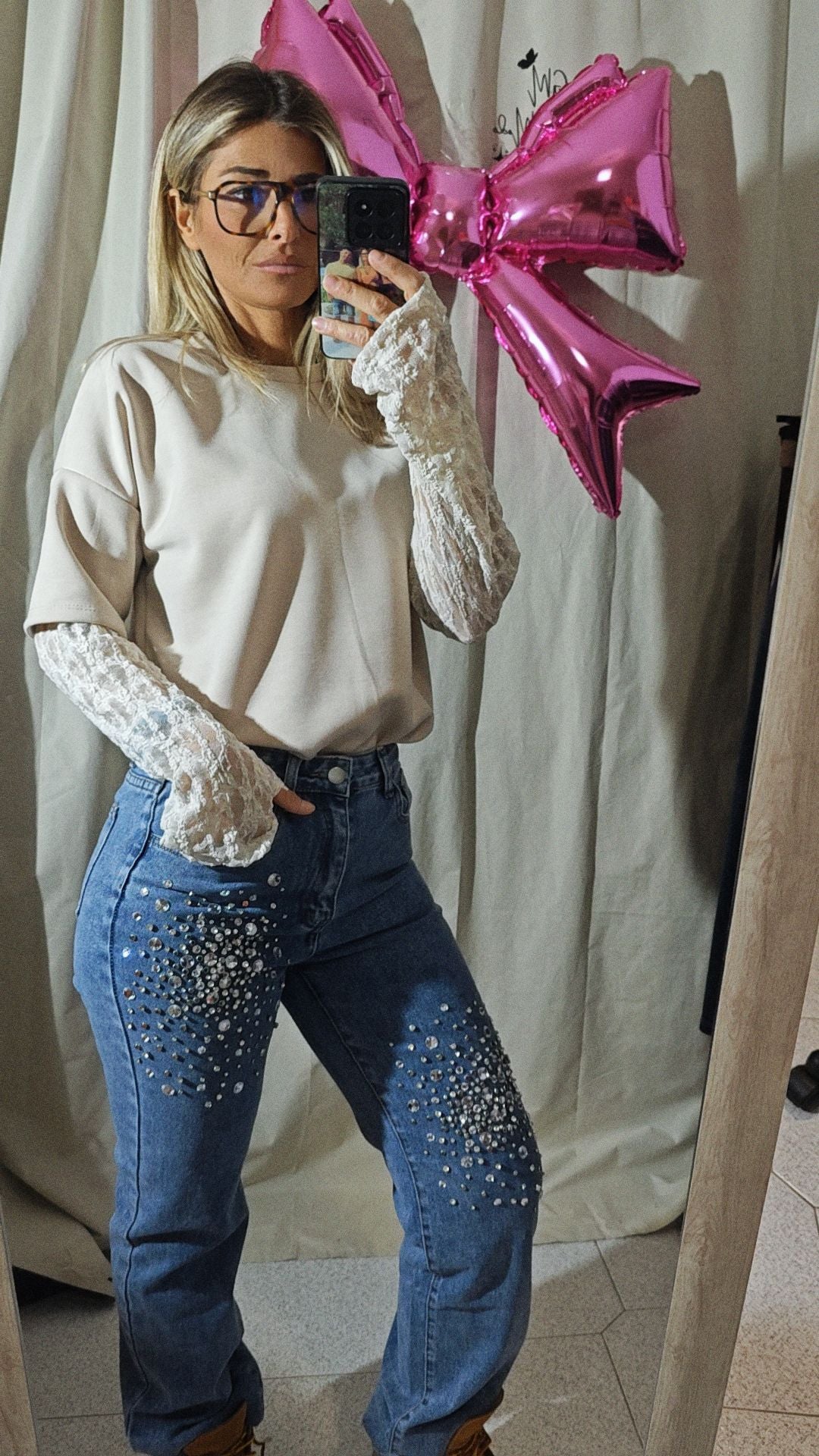 Jeans strass
