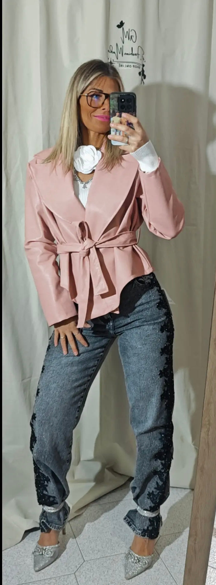 Giacca ecopelle G.M.fashion.moda