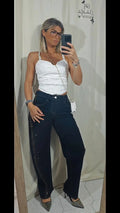 Jeans strass ballon